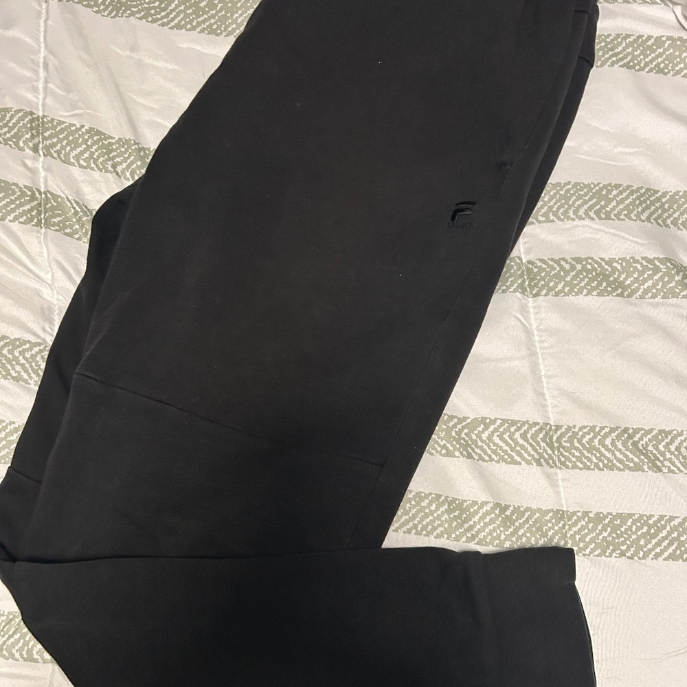 Fila, black men’s jogger pants